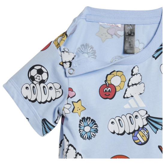 Adidas Βρεφικό σετ Seasonal Essentials Fun Allover Print Set